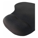 Mousepad Ergonômico Preto Com Descanso De Pulso Em Gel H 02