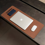 Mousepad Gamer Grande Desk Pad 90x40 Speed P Teclado Mouse Cor Marrom Desenho Impresso Fnatic