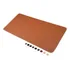 Mousepad Grande Caramelo 90x40 Deskpad Couro Antiderrapante Mesa Computador Notebook Eddias