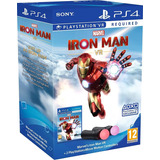 Move Motion Contoller Vr Playstation Ps4 Mais Jogo Iron Man 