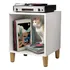 Móvel Nicho Cubo Porta Vinil Lp Discos Cd Dvd Vitrola  55 Cm