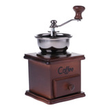 Movimento De Moinho De Grãos De Café De Madeira