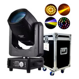 Moving Beam 295w 14r Head Bivolt Dmx Dj Case Transporte