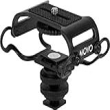 Movo SMM5 B Suporte Universal Para Microfone E Gravador Portátil Serve Para Zoom H1n H2n H4n H5 H6 Tascam DR 40x DR 05x DR 07x E Outros Com Um Parafuso De Montagem De 0 64 Cm Preto 