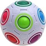 Moyu 12 Holes Rainbow Ball Furos Demolidor  Branca Com Bolas Coloridas