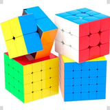 Moyu Kit Box Cubo Magico 2x2 3x3 4x4 5x5 Colorido Colorido