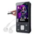 Mp3 Mp4 Player Bluetooth Ruizu 8gb X55 Academia Clip + Fone Cor Preto