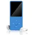 Mp3 Mp4 Player Gravador Radio Fm Suporta 64gb Corrida   Fone Cor Azul