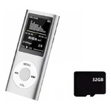 Mp3 Mp4 Player Multimídia Stereo Rádio Fm cartao 32gb F