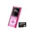 Mp3 Mp4 Player Slim Multimídia Stereo Rádio Fm + Cartao 16g