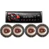 Mp3 Pioneer Bluetooth   Alto Falantes Bravox 6 Polegadas