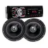 Mp3 Player Bt Usb Fm Sd  + Falante 6 Polegada Som Automotivo