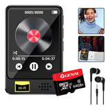 Mp3 Player Hifi Portátil Digital Bluetooth 1 8inch Lcd 64gb