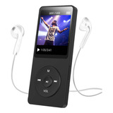 Mp3 Player J01 Bluetooth Rádio Fm Mp4 Leitor De Áudio Gravador Multimídia Corrida Academia Fone Suporta 64gb