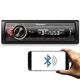 MP3 Player Pioneer MVH S218BT Receiver 1 Din Bluetooth USB Interface Smartphone Android Digital
