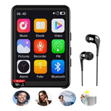 Mp4 Mp3 Player Hifi Bluetooth Ecrã Táctil 32g Cartão Memória