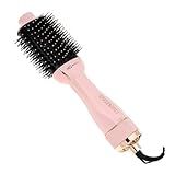 MQ HAIR Escova Secadora E Modeladora De Cabelo Profissional Beauty Styler Revestimento Black Ceramic Controle De Frizz Tecnologia Ion Cabo 2 Metros 3 Níveis De Temperatura 1300W 110V Rosa