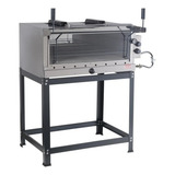 Mr Fogões Forno Pizza Industrial Gás 80x60 2 Grill Infravermelho Inox