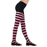Mrafdgfb No Sew Socks Meia-calça Feminina Listrada Para Crianças Comprimento Da Calcinha 69~72 Cm Acessório De Fantasia Infantil (c, Tamanho único)