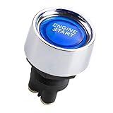 MRELC Interruptor De Partida Botão De Partida Do Carro 12V DC 50A Stater Partida Do Motor Faça Você Mesmo Interruptor De Luz Interruptor De Ignição Push Start Compatível Com Racing SPST ON Off