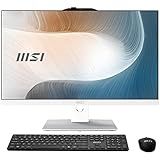 MSI Desktop AM242TP AIO Moderno Tela Sensível Ao Toque FHD De 23 8 Polegadas Intel Core I5 1240P 8 GB De Memória SSD De 512 GB WiFi 6 BT 5 1 Webcam FHD Branco Windows 11 Home 12M 056US
