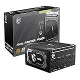 MSI MAG A1000GL PCIE5 1000W 80 PLUS Fonte De Alimentação Modular Dourada - Preto - 306-7ZP9B18-CE0