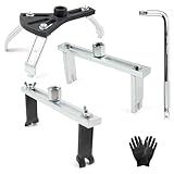 MSLANE Kits De Ferramentas De Anel De Bloqueio De Tanque De Combustível Ferramenta Universal De Remoção De Bomba De Combustível 3 Peças Com 1 Chave Ajustável 13 5 Cm A 18 2 Cm Anel De Bloqueio De