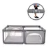 Msp Kids Cercadinho Bebê Grande Chiqueirinho Cercado Infantil 180x150 Cor Cinza