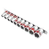 Mtx Jogo De Soquetes Longo Sextavado 10 22 Mm Crv Encaixe 1 2 10 Peças