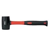 MTX Martelo De Borracha 450G Com Cabo De Fibra Preto 60Mm 111859
