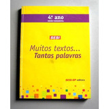 Muitos Textos Tantas Palavras Sesi 4 o Ano