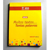 Muitos Textos Tantas Palavras Sesi 5 o Ano