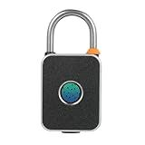 Mulcort Cadeado Inteligente Com Impressão Digital Biométrico Impermeável Carregamento USB Para Academia Malas Bicicletas Mochilas Cercas