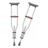 Muleta Axilar Desmontável Regulável 3 Em 1 par Hidrolight