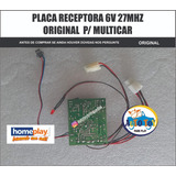 Multicar 640 Homeplay Só A Placa Receptora 27mhz Original