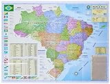 Multimapas 204 Mapa Escolar Brasil Politico Rodoviário Multicor
