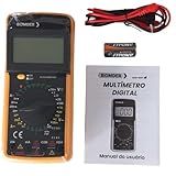 Multimetro Digiltal Com Capacimetro E Aviso Sonoro Ferramenta Essencial Para Medições Precisas E Confiáveis Em Eletrônica E Elétrica THREE BROTHERS