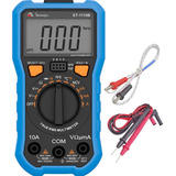 Multímetro Digital Et 1110b Temperatura Nvc True Rms Minipa