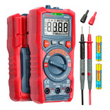 Multímetro Profissional Voltimetro Mutimetri De Medida 4000c Medidor De Voltagem Ohmmeter Testador Da Bateria Mede Tensão Corrente Resistência Diodos Continuidade Capacitância Com Ncv Astroai