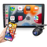 Multimídia 2 Din Android Tela 9 P Dvd Carplay Wifi Cam ré