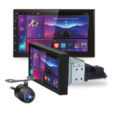 Multimidia Android 1din Carplay Wifi 7pol 2ram 32gb Cam Ré