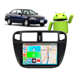 Multimídia Android Civic 98 99 2000 Google Voz Câmera Ré