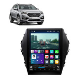 Multimídia Android Tesla Hyundai Santa Fé 2015 2019 2 32gb