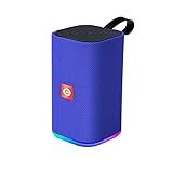 Multimidia Caixa De Som Bluetooth Caixinha Portatil Potente Com Excelentes Graves Radio USB Cartão SD Azul 