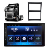 Multimídia Caminhão Bluetooth Wifi Gps Usb Sd Com Moldura