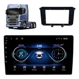 Multimídia Caminhão Scania Ntg Bluetooth Wifi Gps Moldura 9p