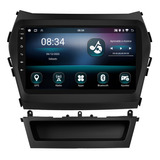 Multimidia Santa Fe 2015/2019 Android 13 Auto 2gb 9p Carplay