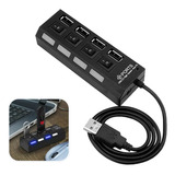 Multiplicador Entradas Usb P 4 Conexão Dispositivos Divisor