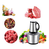 Multiprocessador Picador De Carne Alho Legumes Elétrico 3l