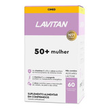 Multivitaminico Lavitan 50 Mulher Com 60 Comprimidos Sabor N a